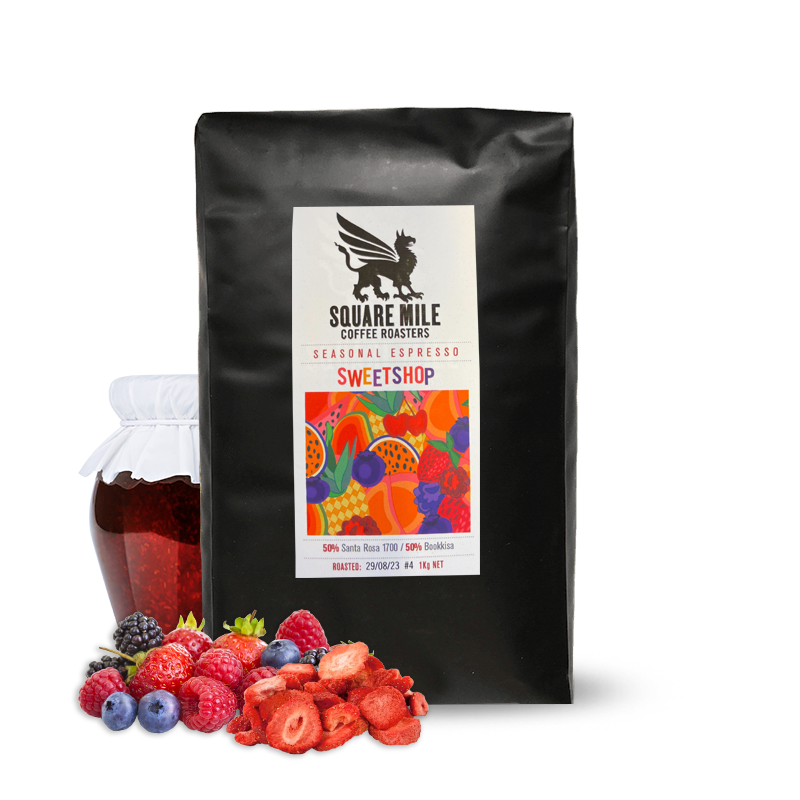 Výběrová káva Square Mile SWEETSHOP ESPRESSO blend - 1000g - 8/23