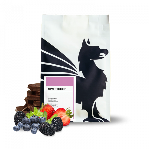 Výběrová káva Square Mile SWEETSHOP ESPRESSO blend 09/25