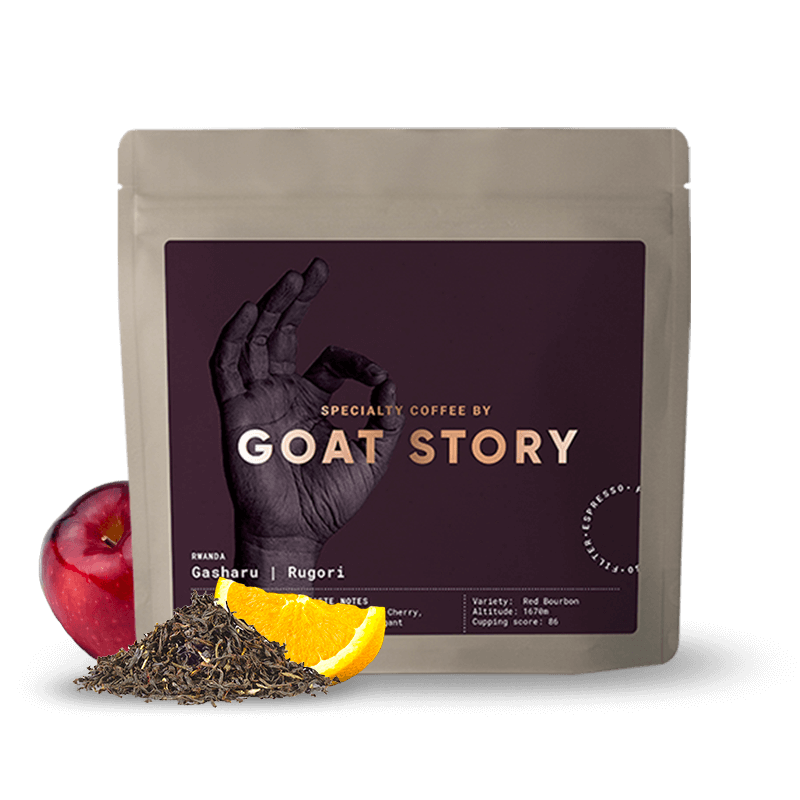 Výběrová káva Goat Story Rwanda GASHARU RUGORI