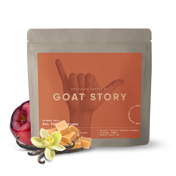 Výběrová káva Goat Story Kolumbie DON PABLO