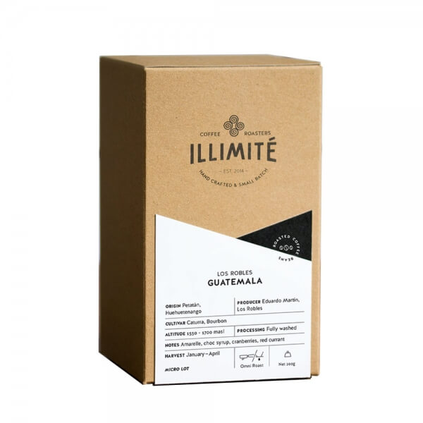 Výběrová káva Illimité Coffee Roasters Guatemala LOS ROBLES (micro lot)