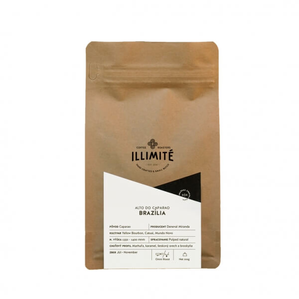 Výběrová káva Illimité Coffee Roasters Brazílie ALTO DO CAPARAO