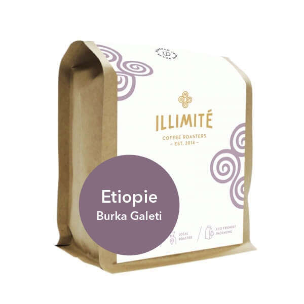 Výběrová káva Illimité Coffee Roasters Etiopie BURKA GALETI