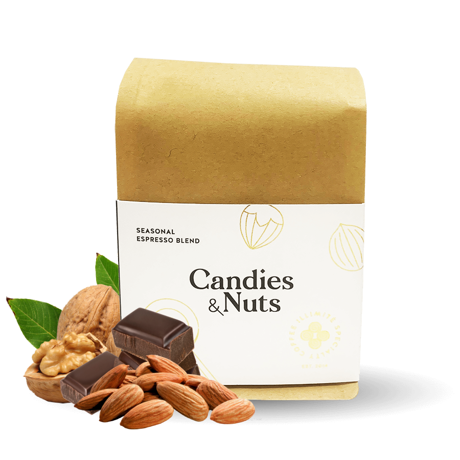 Výběrová káva Illimité Coffee Roasters Candies & Nuts BLEND 