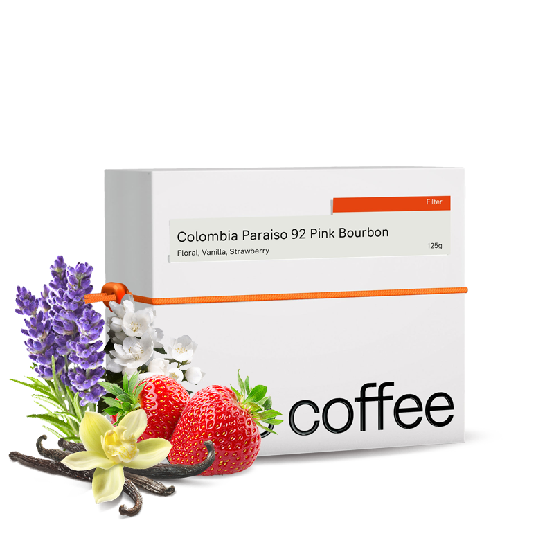 Výběrová káva Kolo Coffee Kolumbie PARAISO 92 - pink bourbon - 125g