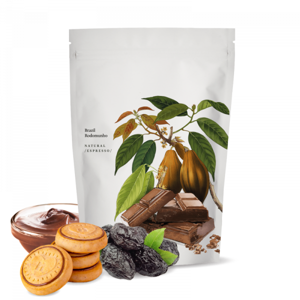 Výběrová káva Kmen Coffee Roasters Brazílie RODOMUNHO 08/25