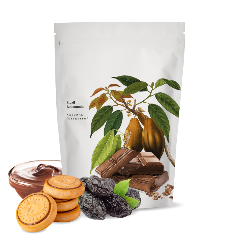 Výběrová káva Kmen Coffee Roasters Brazílie RODOMUNHO 08/25