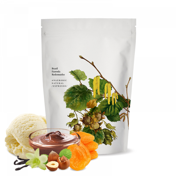 Výběrová káva Kmen Coffee Roasters Brazílie RODOMUNHO