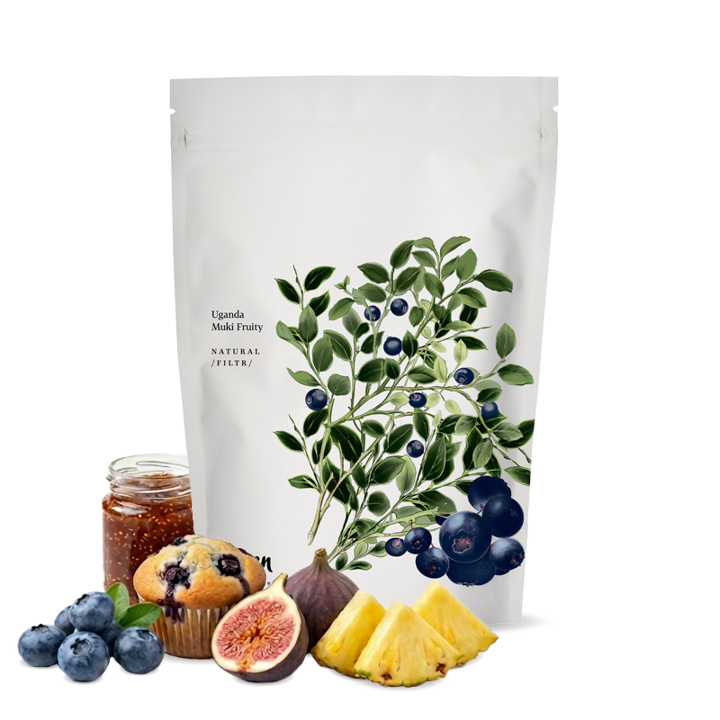 Výběrová káva Kmen Coffee Roasters Uganda MUKI FRUITY
