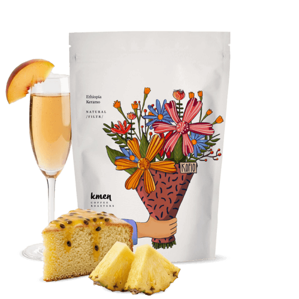 Výběrová káva Kmen Coffee Roasters Etiopie KERAMO - narozeninová káva