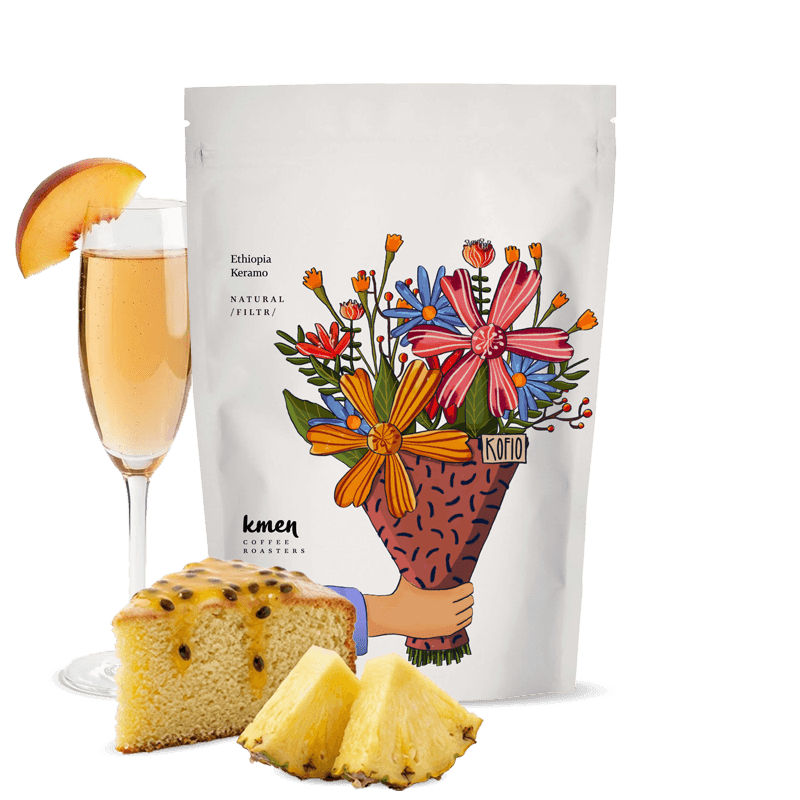 Výběrová káva Kmen Coffee Roasters Etiopie KERAMO - narozeninová káva