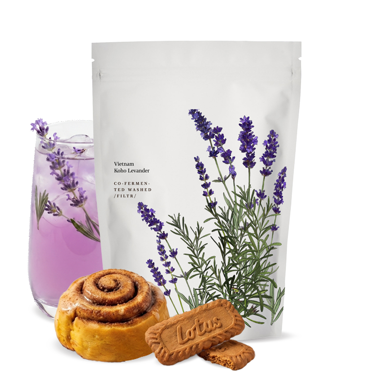 Výběrová káva Kmen Coffee Roasters Vietnam KOHO LAVENDER