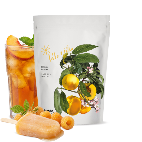 Výběrová káva Kmen Coffee Roasters Etiopie LÉTO V ŠÁLKU - letní cold brew