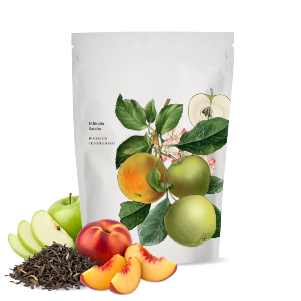 Výběrová káva Kmen Coffee Roasters Etiopie SASABA