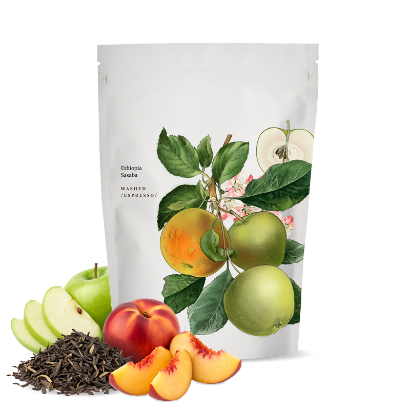 Výběrová káva Kmen Coffee Roasters Etiopie SASABA