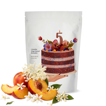 Kolumbie DIEGO SAMUEL BERMUDEZ - narozeninová limitka - 200 g - Kmen Coffee Roasters
