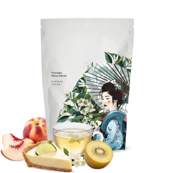Nikaragua OLMAN SALCEDA - Cup of Excellence geisha - 200 g - Kmen Coffee Roasters