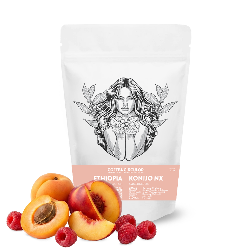 Výběrová káva Coffea Circulor Etopie KONIJO KONJO NX - 100g
