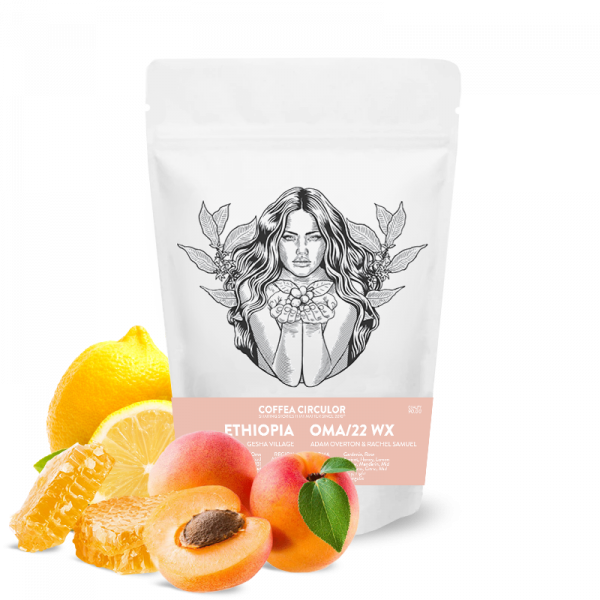 Výběrová káva Coffea Circulor Etiopie GESHA VILLAGE - Gesha Oma /22 WX - 100g