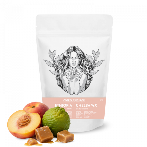 Výběrová káva Coffea Circulor Etiopie EPTAH CHELBA WX