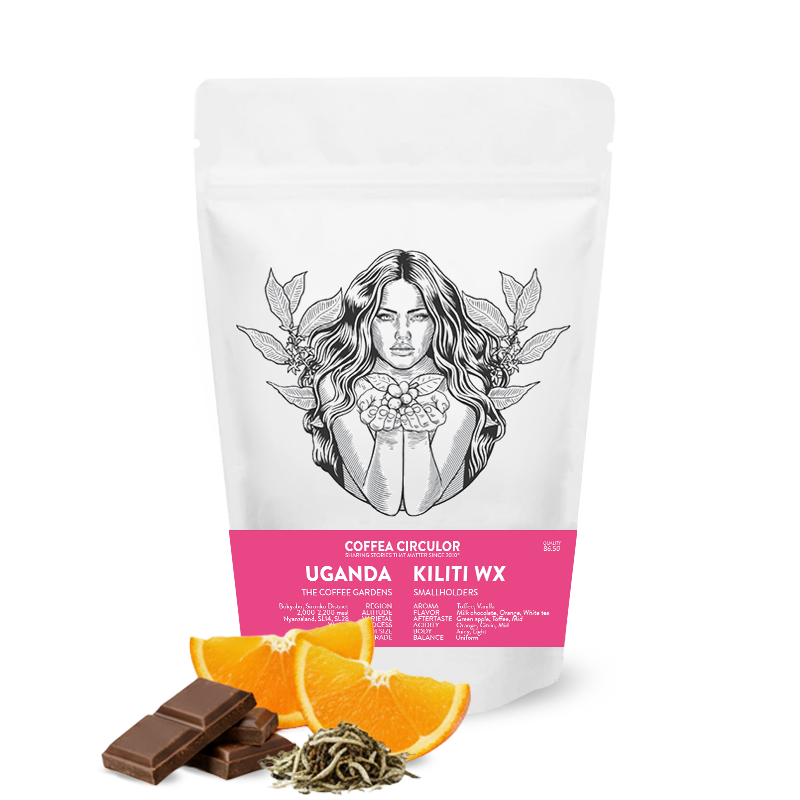 Výběrová káva Coffea Circulor Uganda KILITI WX