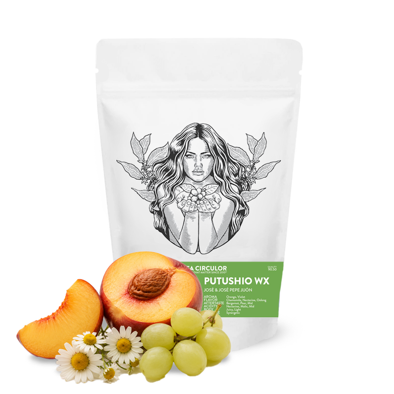Výběrová káva Coffea Circulor Ekvádor PUTUSHIO WX - 100g
