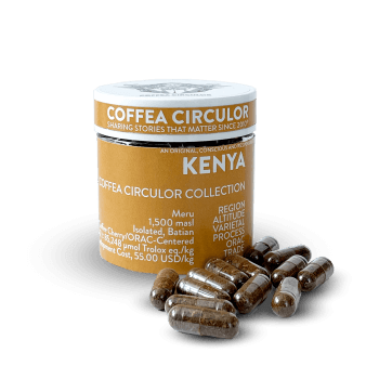 Keňa AFTERLIFE - cascara v kapslích 60ks/bal - Coffea Circulor