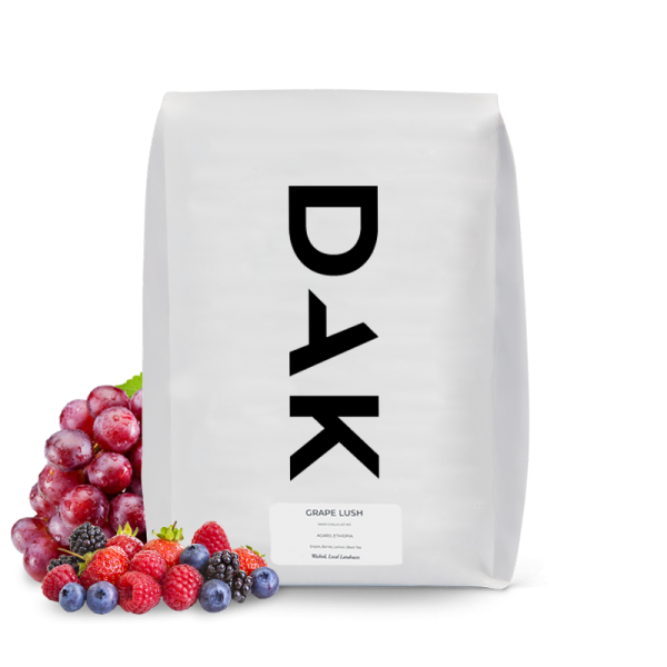 Výběrová káva DAK Coffee Roasters Etiopie GRAPE LUSH - 1000g