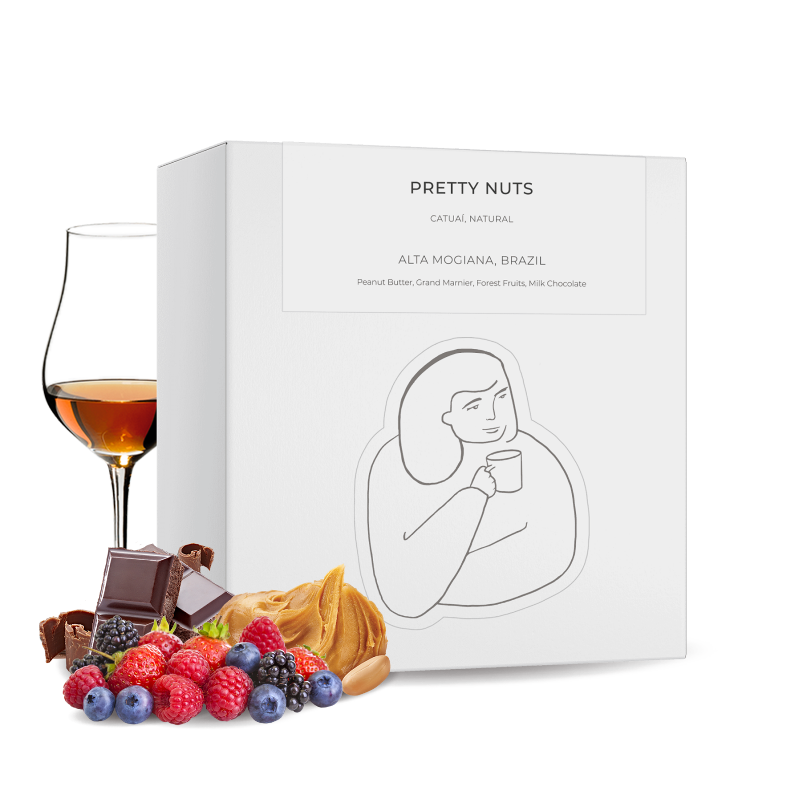 Výběrová káva DAK Coffee Roasters Brazílie PRETTY NUTS