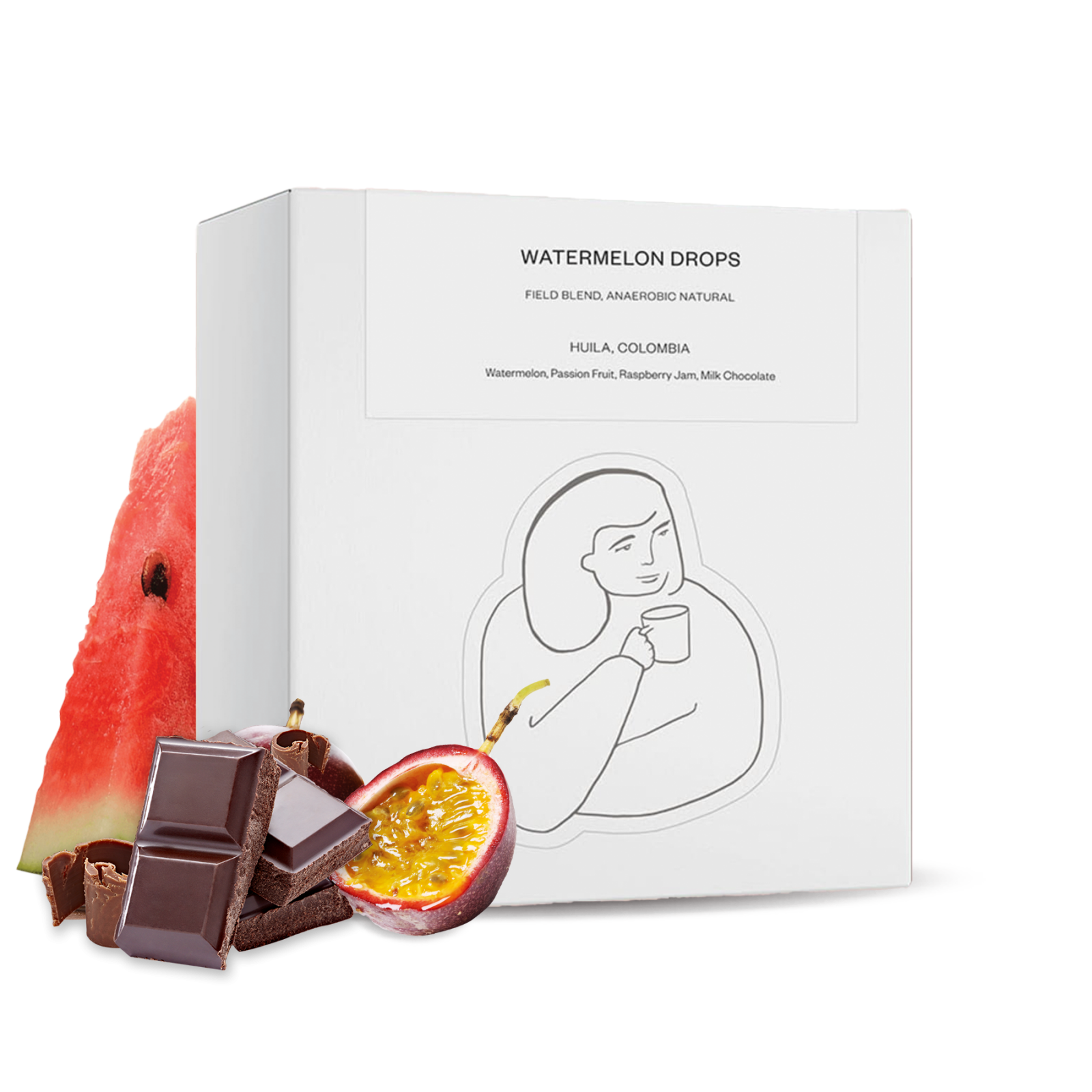 Výběrová káva DAK Coffee Roasters Kolumbie WATERMELON DROPS