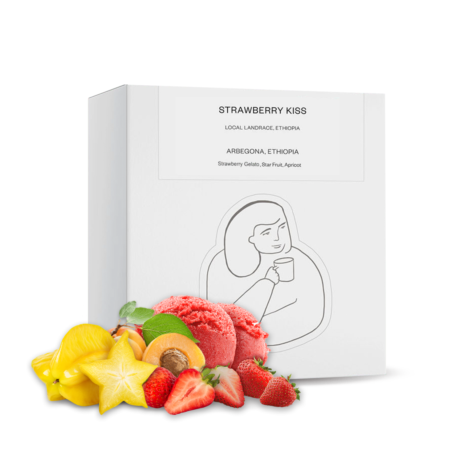 Výběrová káva DAK Coffee Roasters Etiopie STRAWBERRY KISS