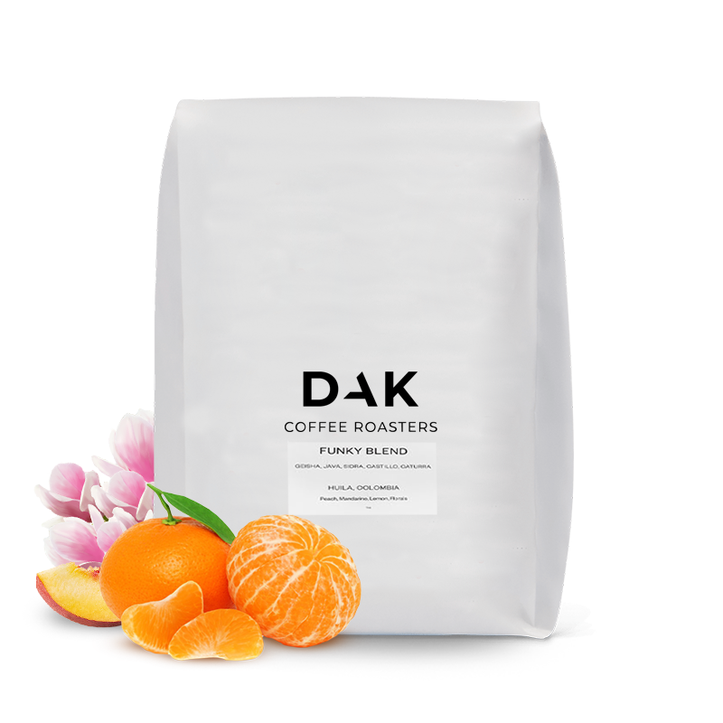 Výběrová káva DAK Coffee Roasters FUNKY BLEND - 1000g - espresso