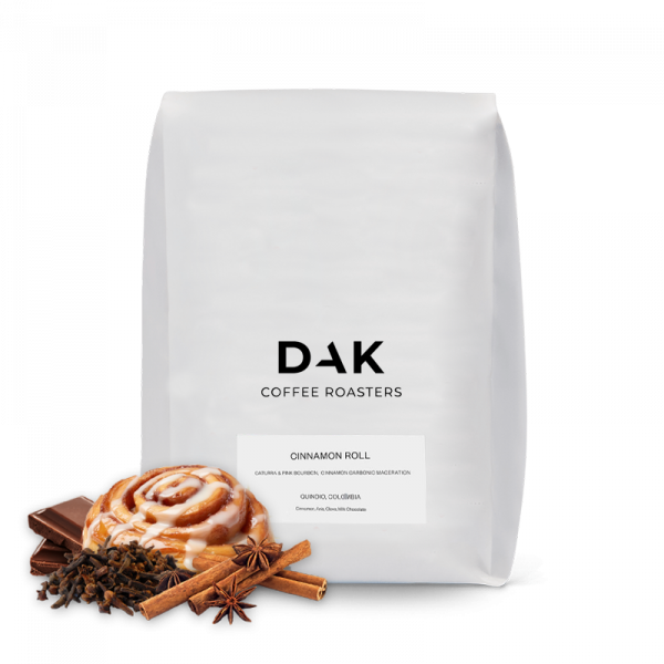 Výběrová káva DAK Coffee Roasters Kolumbie CINNAMON ROLL - filtr - Christmas Coffee - 1000 g