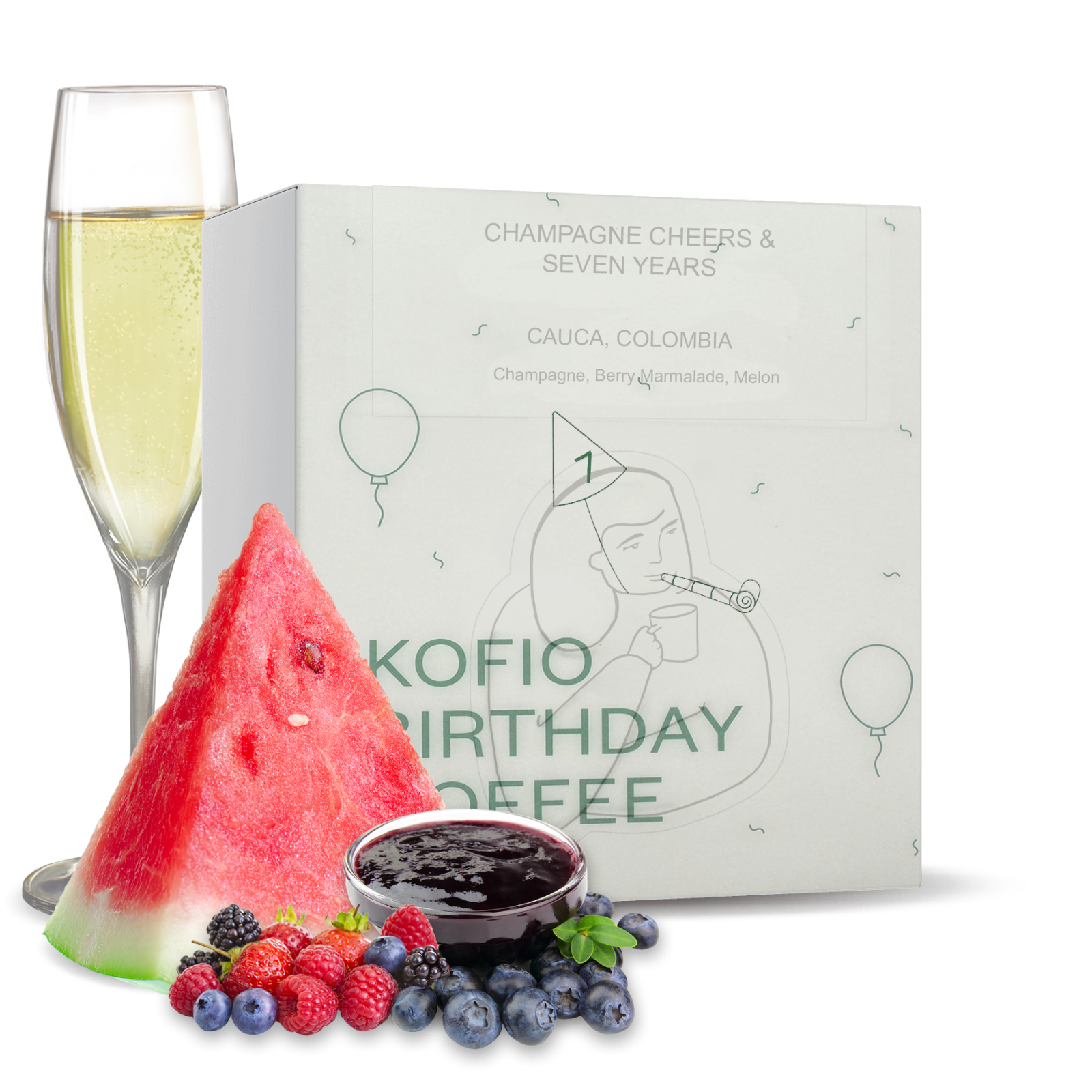 Výběrová káva DAK Coffee Roasters Kolumbie KOFIO BIRTHDAY COFFEE - espresso