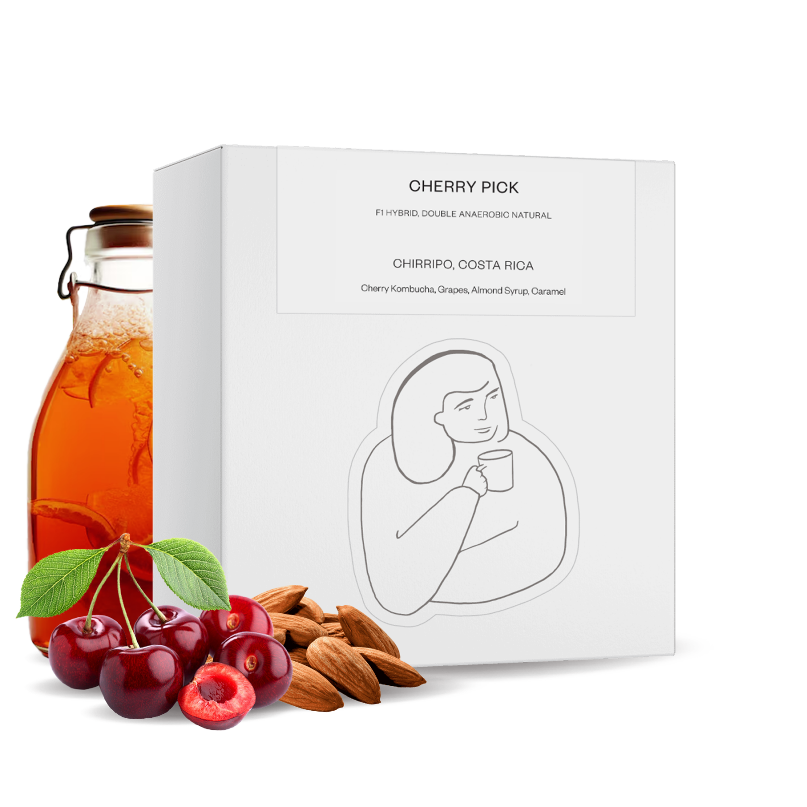Výběrová káva DAK Coffee Roasters Kostarika CHERRY PICK - anaerobic natural