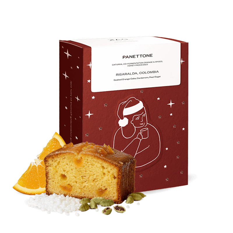 Výběrová káva DAK Coffee Roasters Christmas Coffee Kolumbie PANETTONE