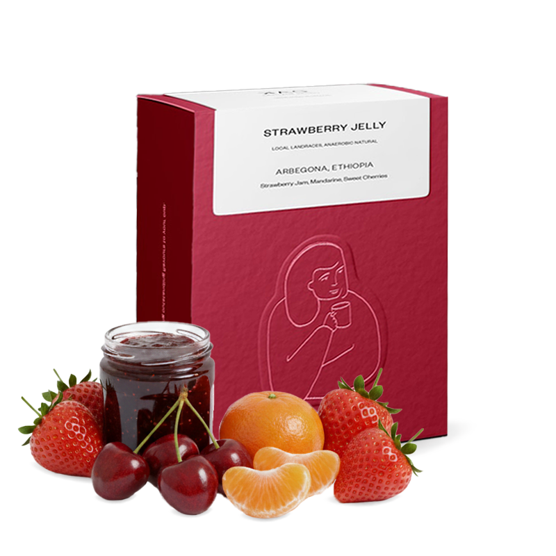 Výběrová káva DAK Coffee Roasters Etiopie STRAWBERRY JELLY