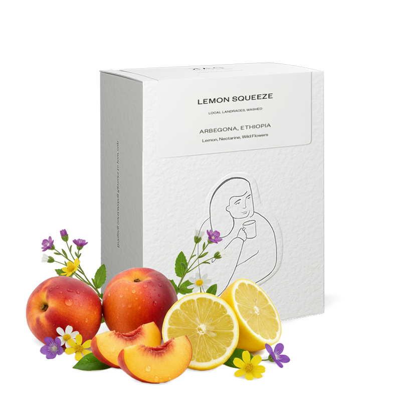 Výběrová káva DAK Coffee Roasters Etiopie LEMON SQUEEZE