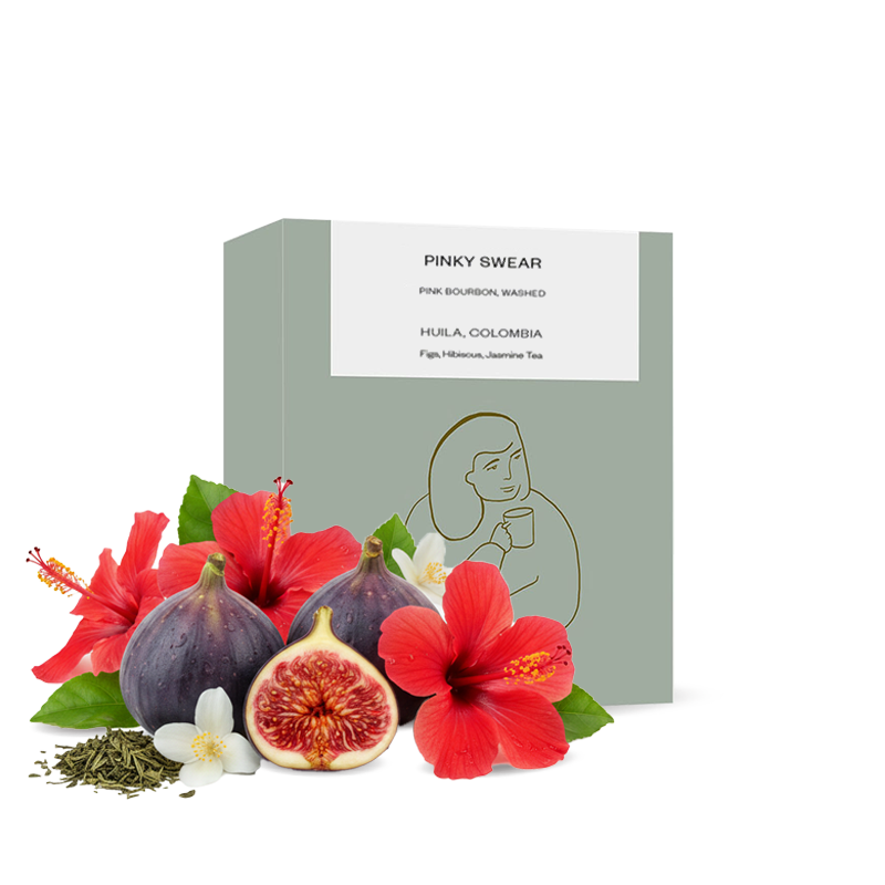 Výběrová káva DAK Coffee Roasters Kolumbie PINKY SWEAR - 125g