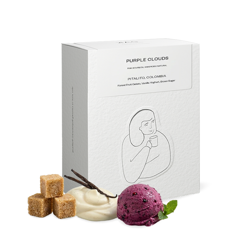 Výběrová káva DAK Coffee Roasters Kolumbie PURPLE CLOUDS - 200g