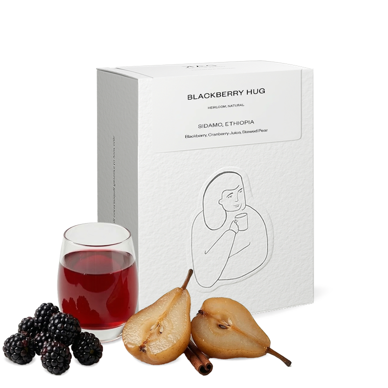 Výběrová káva DAK Coffee Roasters Etiopie BLACKBERRY HUG