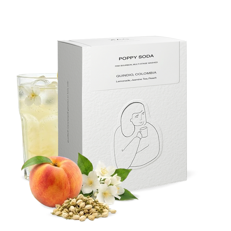 Výběrová káva DAK Coffee Roasters Kolumbie POPPY SODA