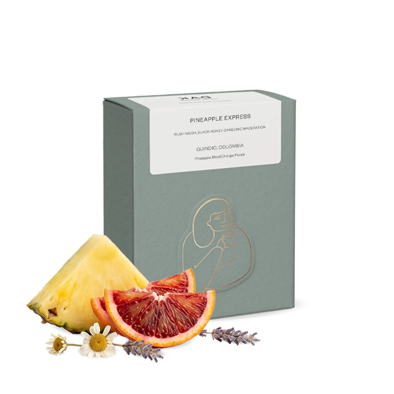 Výběrová káva DAK Coffee Roasters Kolumbie PINEAPPLE EXPRESS - 125g