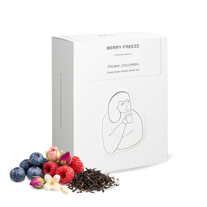 Výběrová káva DAK Coffee Roasters Kolumbie BERRY FREEZE - 200g