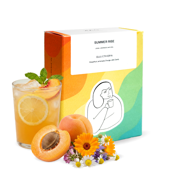Výběrová káva DAK Coffee Roasters Etiopie SUMMER RISE