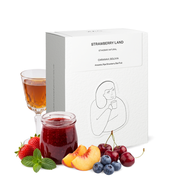 Výběrová káva DAK Coffee Roasters Bolívie STRAWBERRY LAND - 200g