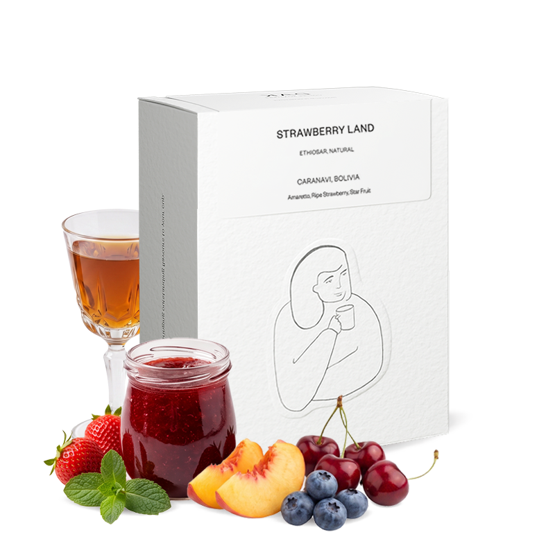Výběrová káva DAK Coffee Roasters Bolívie STRAWBERRY LAND - 200g