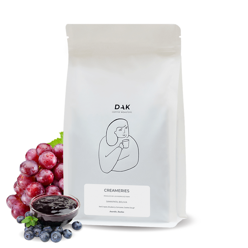 Výběrová káva DAK Coffee Roasters Bolívie CREAMERIES