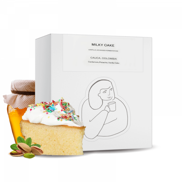 Výběrová káva DAK Coffee Roasters Kolumbie MILKY CAKE - filtr