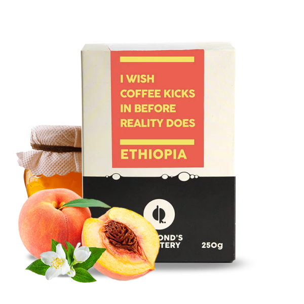 Výběrová káva Diamond's Roastery Etiopie MALAWO HONEY